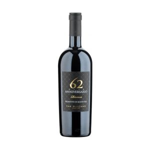 Primitivo di Manduria Anniversario 62 Cantine San Marzano DOP Riserva 2019 Cl. 75